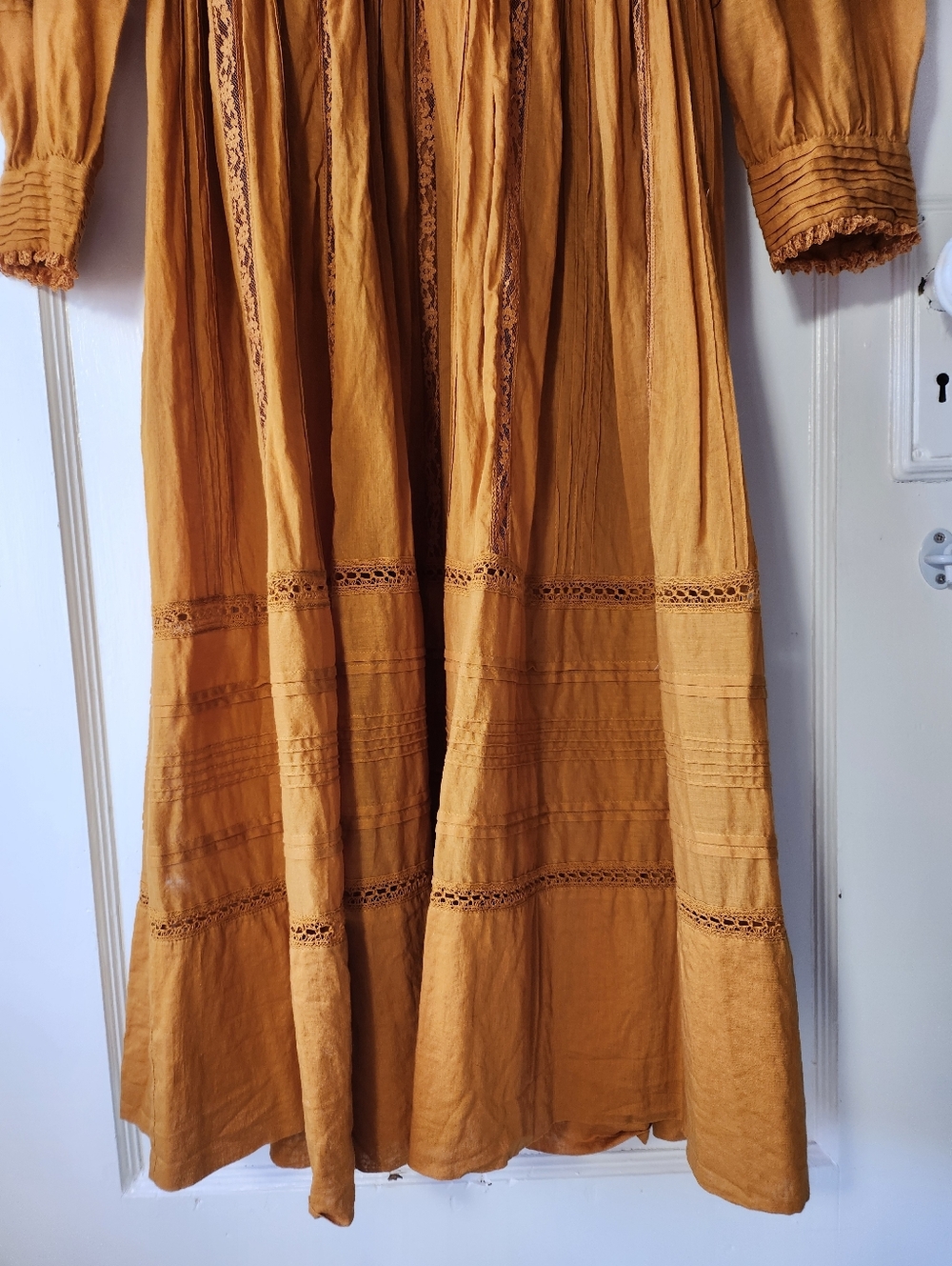 Doen Vicia Midi Dress Yellow Jasper XS - Picture 12 of 13